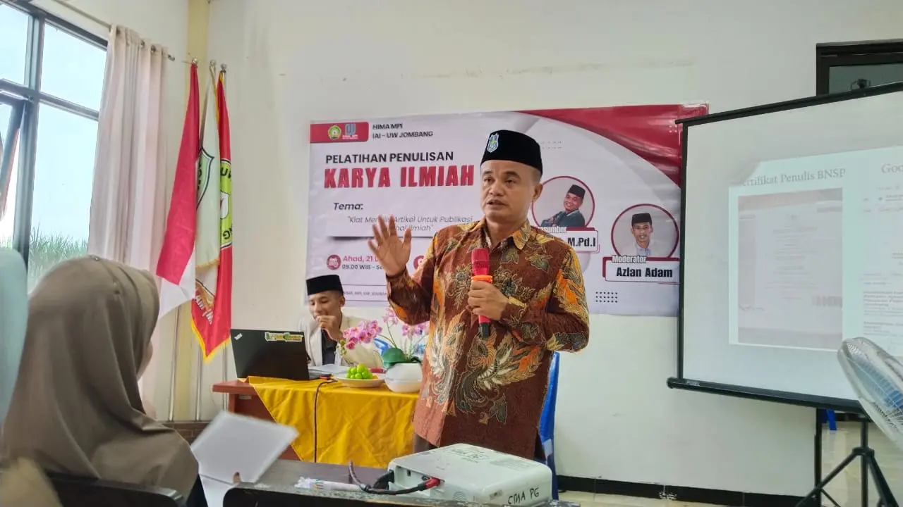 Motivasi Produktivitas Karya Mahasiswa, Himaprodi MPI IAI UW Gelar Pelatihan Karya Ilmiah