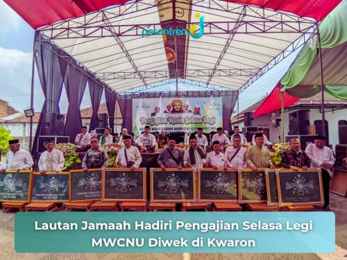 Lautan Jamaah Hadiri Pengajian Selasa Legi MWCNU Diwek di Kwaron
