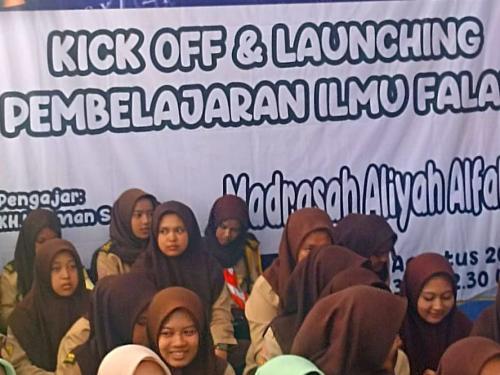Kick Off dan Launching Pembelajaran Ilmu Falak Madrasah Aliyah Al Falak Pagentongan